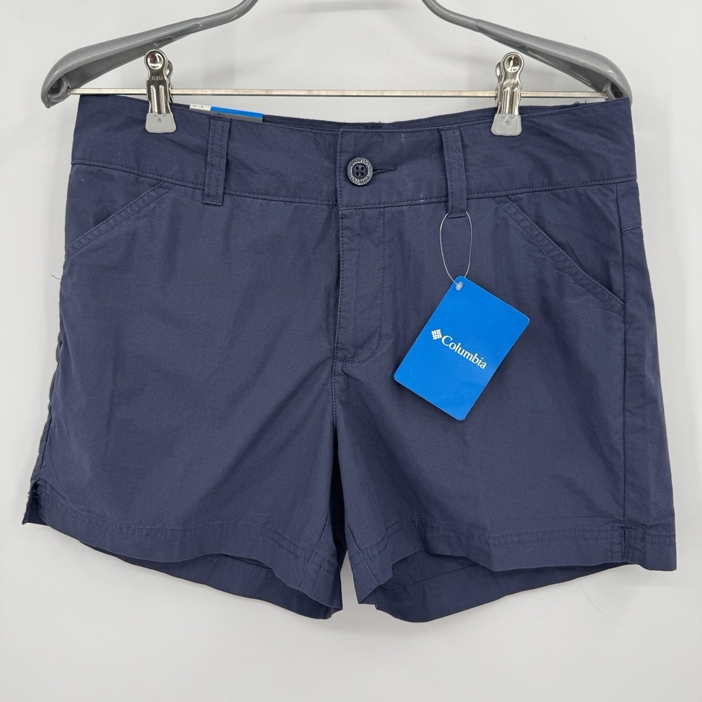 Columbia Women's Navy Blue Washed Out Hiking Shorts Size 4 NWT XL6282-466